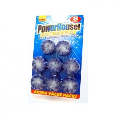 Таблетки для унитаза PowerHouse, океан 8 шт