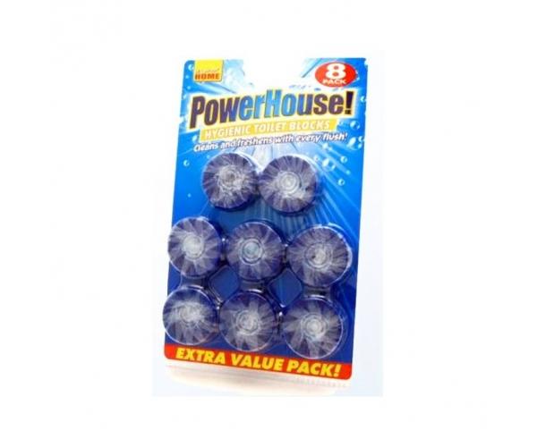 Таблетки для унитаза PowerHouse, океан 8 шт