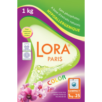 Стиральный порошок для цветного Lora Paris Color, концентрат 1000 г Стиральный порошок для цветного Lora Paris Color, концентрат 1000 г