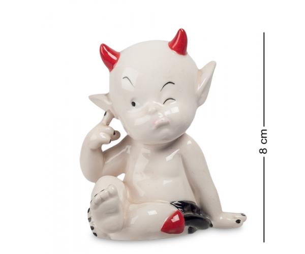 Фигурка "Чертик-апрель" 6,5x5x8 см., фарфор Pavone, Италия