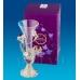 Ваза для цветов"Розы" 18,5 см., посеребр. с цвет. крист. Crystal Temptations, США