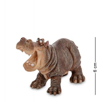 Фигурка Бегемот "Певец" 3,5x7x6 см., полистоун Sealmark, США