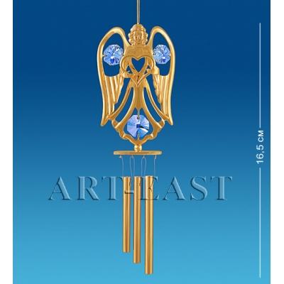 Поющий ветерок "Ангел с сердечком" 5x3,5x19 см., Crystal Temptations, США