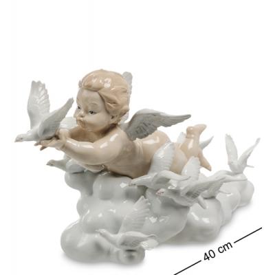 Фигурка "Амурчик", 39х19,5х21,5 см., фарфор Pavone, Италия