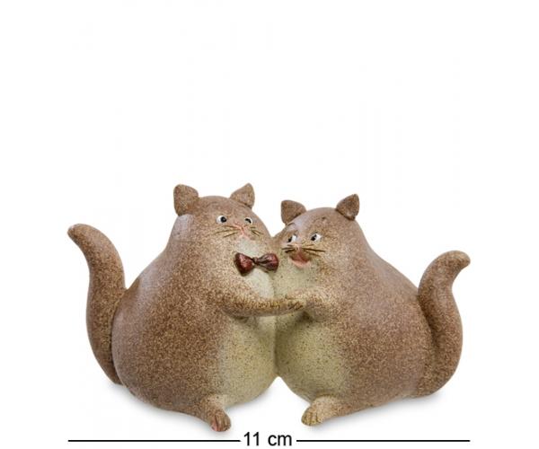 Фигурка ''Кот с кошкой'', 11 см., полистоун