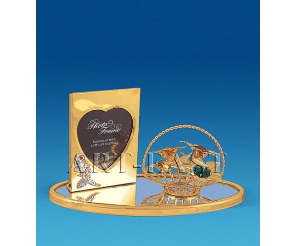 Фоторамка "Корзинка" с цв.кр., Crystal Temptations, США