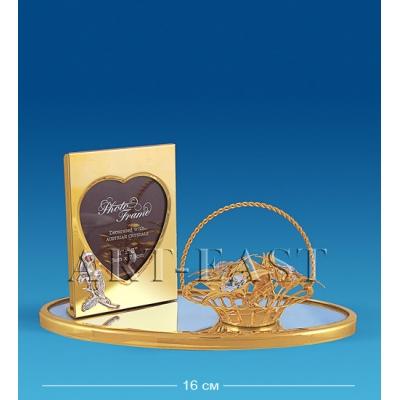 Фоторамка "Корзинка" 16,5х7х9 см., Crystal Temptations, США