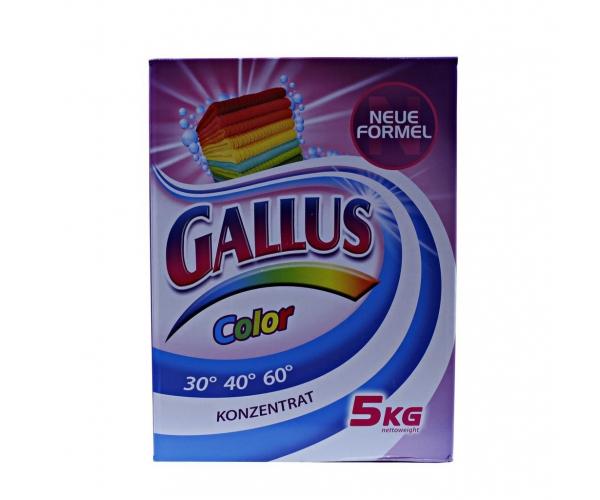Порошок стиральный Gallus Color для цветных тканей, 5 кг