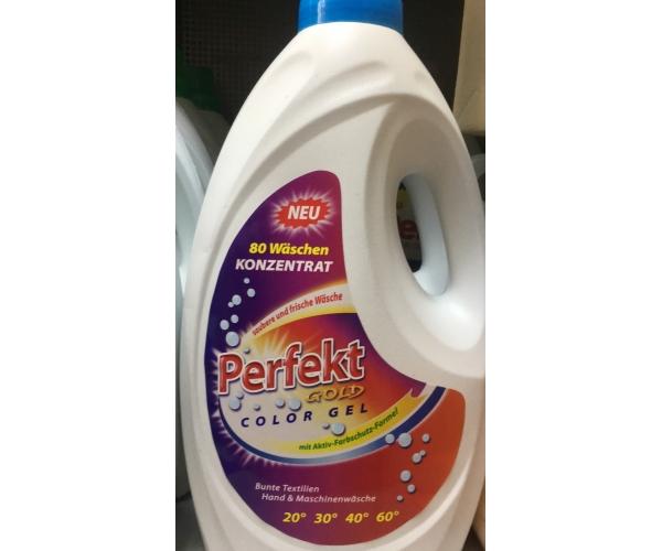 Жидкое стиральное средство для цветных тканей Perfekt Gold Color 4 л