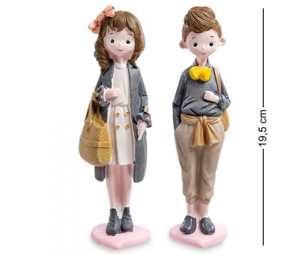 Комплект фигурок 2 шт. "Парочка в синем", 19,5 см., MN-104 