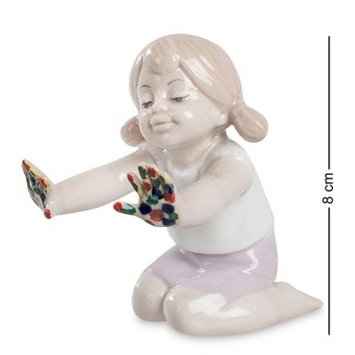 Фигурка "Юный художник" 5,5x8,5x8 см., фарфор Pavone, Италия
