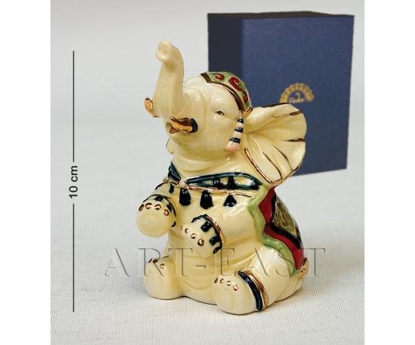 Фигурка "Слон", 5,5x6,5x10 см., фарфор Pavone, Италия