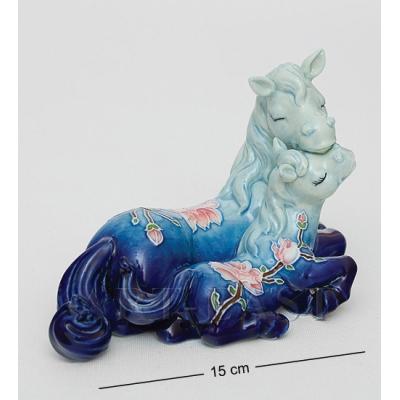 Фигурка Лошади "Самая лучшая мама", 15x9x9,5 см., фарфор Pavone, Италия