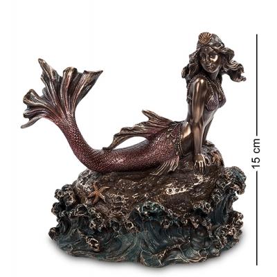 Статуэтка-шкатулка "Русалка", 15,5х10х15 см., полистоун Veronese, Гонконг