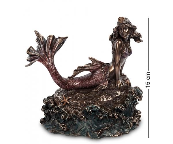 Статуэтка-шкатулка "Русалка", 15,5х10х15 см., полистоун Veronese, Гонконг