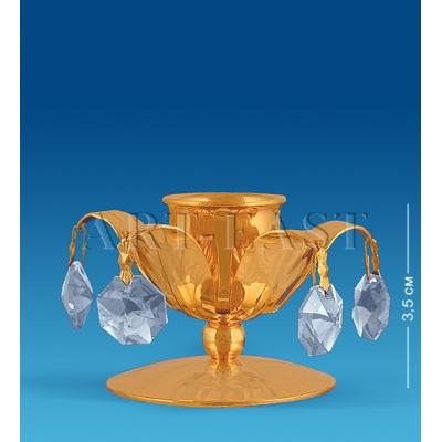 Подсвечник "Модерн" 5,5x5x3,5 см., Crystal Temptations, США