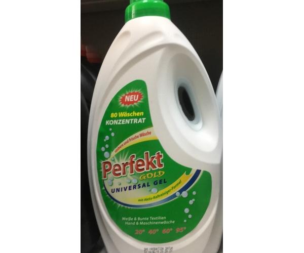 Гель концентрат для стирки Perfekt Gold Gell Universal 4 л (80 стирок)