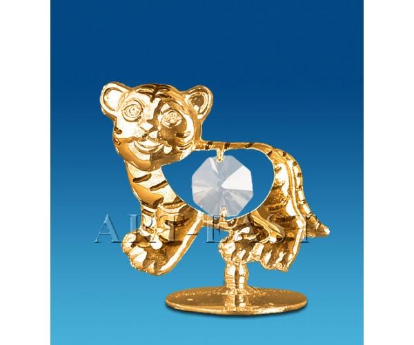 Фигурка "Тигр", 5,5x3,5x5,5 см., Crystal Temptations, США