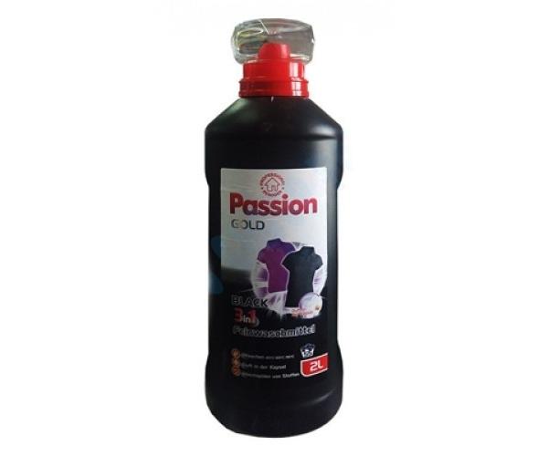 Гель для стирки Passion Gold 3 in 1 для темных и черных вещей 2 л