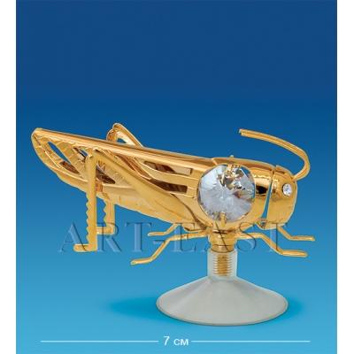 Фигурка на магните "Кузнечик" 7,5х5х4,5 см., Crystal Temptations, США
