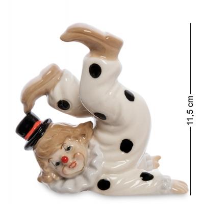 Фигурка "Клоун", 12,5х7,5х11,5 см., фарфор