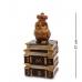 Статуэтка-шкатулка "Сова на книге", 9x9x21 см., полистоун Noble Style 