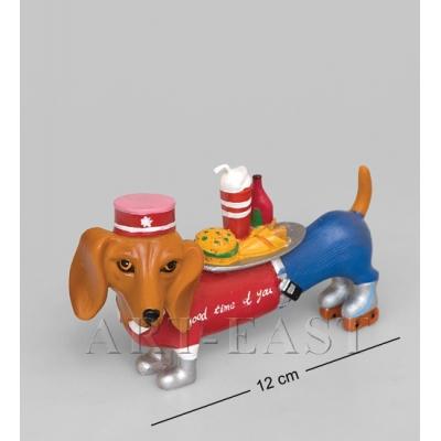 Фигурка такса "Романтический вечер", 12x4,5x7 см., полистоун SK Gifts