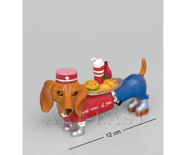 Фигурка такса "Романтический вечер", 12x4,5x7 см., полистоун SK Gifts