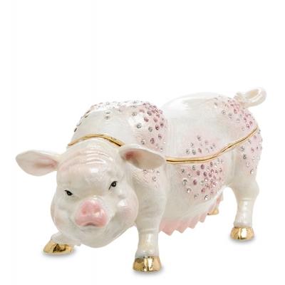 Фигурка-шкатулка "Поросенок" средний 18x8x9 см., Nobility, Гонконг