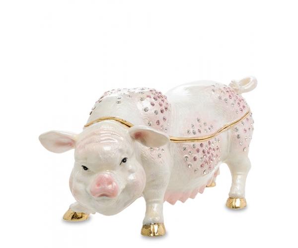 Фигурка-шкатулка "Поросенок" средний 18x8x9 см., Nobility, Гонконг
