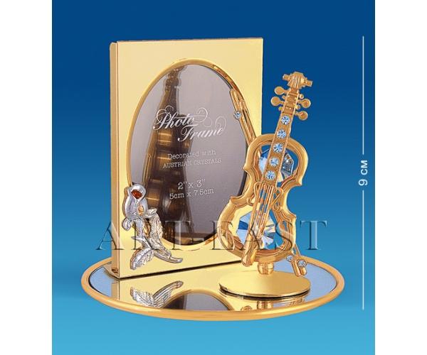 Фоторамка "Скрипка" 9 см., Crystal Temptations, США