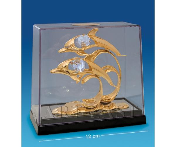 Фигурка "Дельфины" 12x6x10 см., Crystal Temptations, США