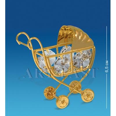 Фигурка "Детская коляска" 6,5x3x6,5 см., Crystal Temptations, США