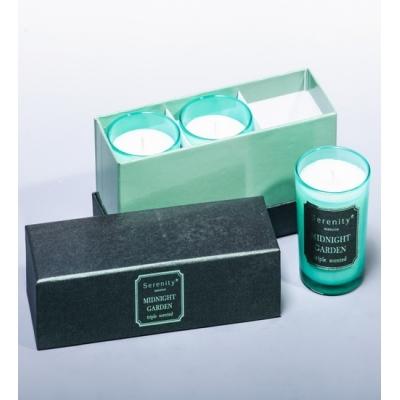 Набор из 3 свечей аром. "Сад в полночь" Serenity Candles, Австралия