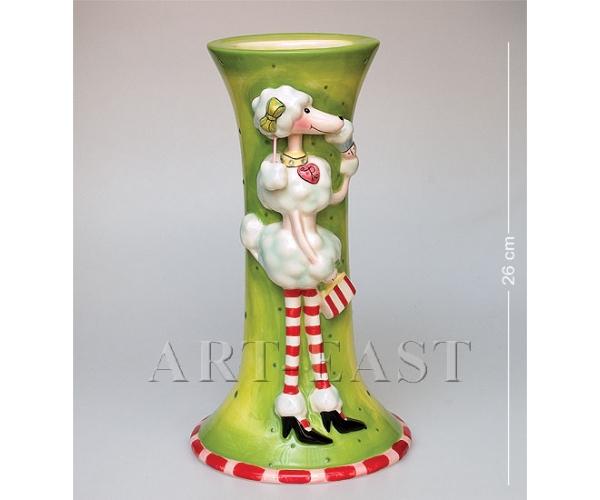Ваза "Пудель", 26 см., Pavone, Италия
