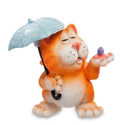 Фигурка "Кот с улиткой" 11x6,5x11 см., полистоун Warren Stratford Канада
