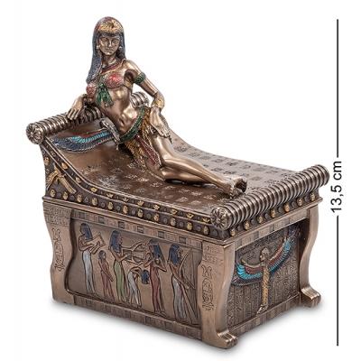 Статуэтка-шкатулка "Клеопатра", 13х8х13,5 см., полистоун Veronese, Гонконг