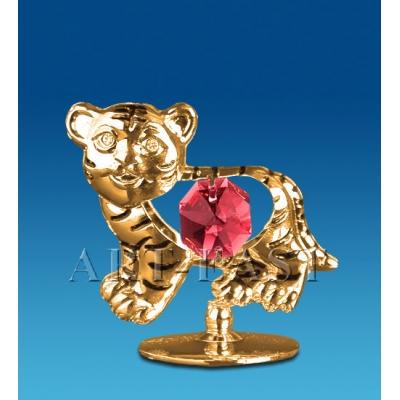 Фигурка "Тигр" 5,5x3,5x5,5 см., Crystal Temptations, США