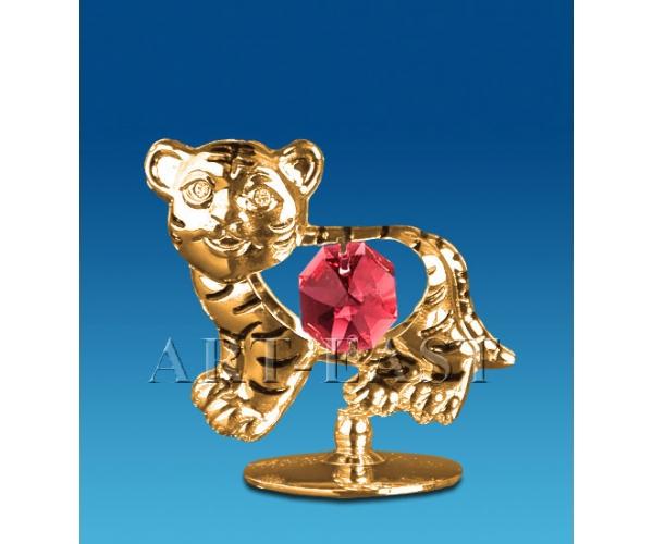 Фигурка "Тигр" 5,5x3,5x5,5 см., Crystal Temptations, США