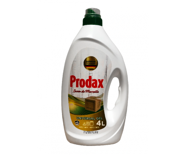 Немецкий стиральный гель Prodax vollwaschmittel 4л. 100 стирок