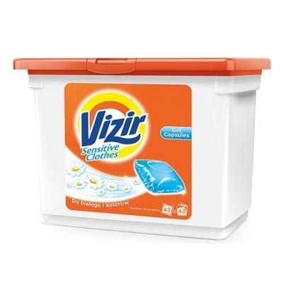 Гелевые капсулы для для деликатной стирки Vizir Sensitive 42 шт