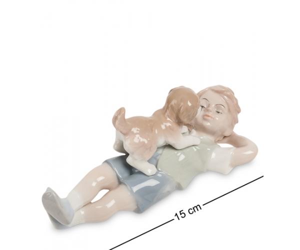 Фигурка "Друзья" 15x7x6,5 см., фарфор Pavone, Италия