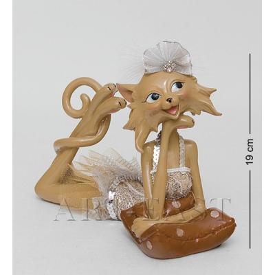 Фигурка Кошка "Невеста" 9x26x19 см., полистоун 