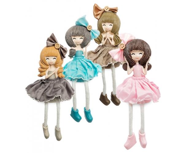 Фигурка "Девочка с бантиком", 11 см., MN-107