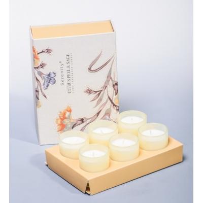 Набор из 6 свечей аром. "Цитрус и шалфей" Serenity Candles, Австралия