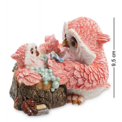 Фигурка "Сова с совенком" 12,5x8x9,5 см., полистоун Sealmark, США