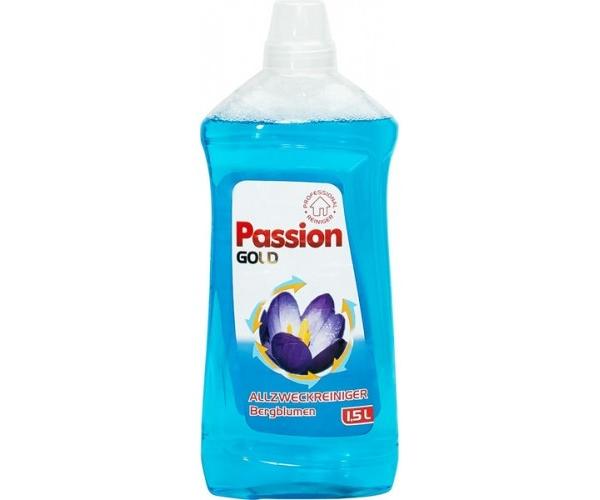 Универсальное средство для мытья пола Passion Gold, синий 1,5 л