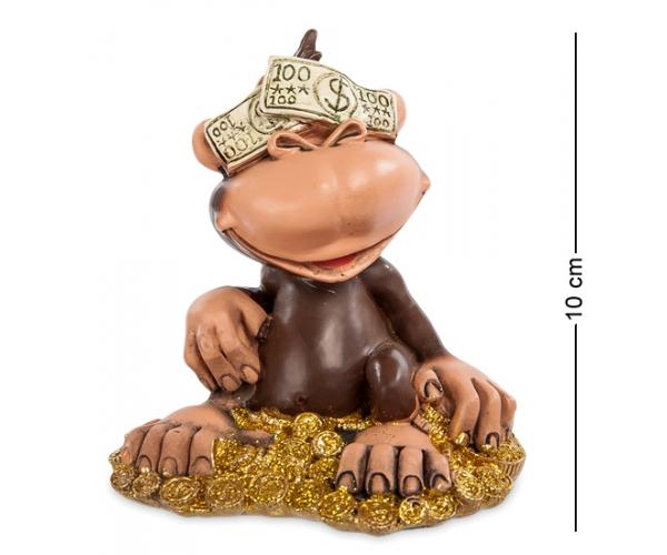 Фигурка Обезьяна "Не вижу" 8x7,5x10 см., полистоун Warren Stratford Канада