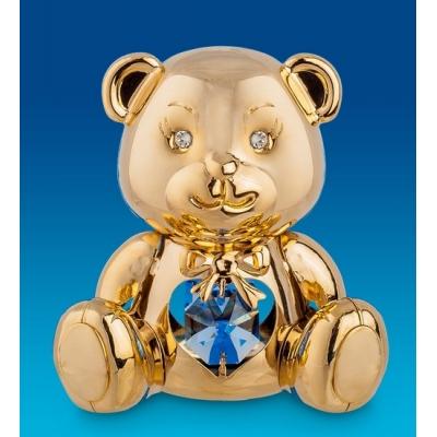 Фигурка "Плюшевый Мишка" 6x4x7 см., с цвет. крист. Crystal Temptations, США