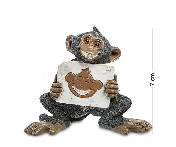 Фигурка "Обезьяна" 8,5x4,5x7 см., полистоун 